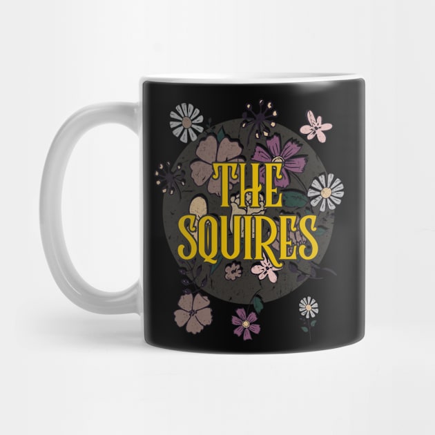 Aesthetic Squires Proud Name Flowers Retro Styles by BilodeauBlue